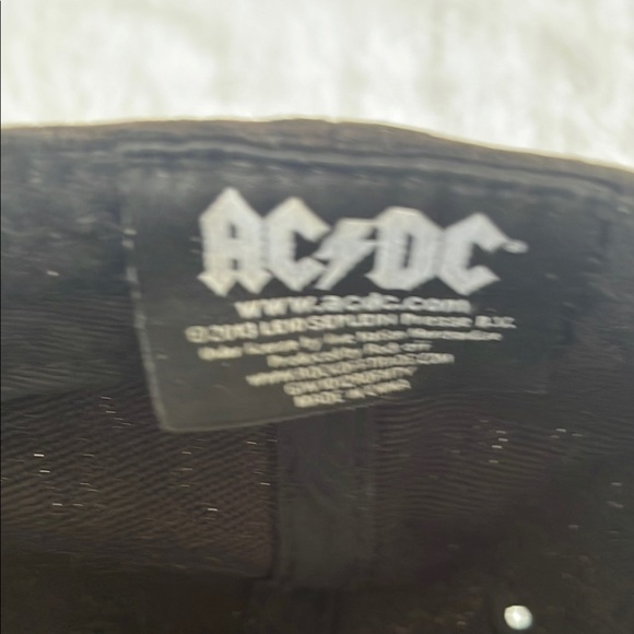 AC/DC Brown Cap with White Logo - Picture 3 of 4